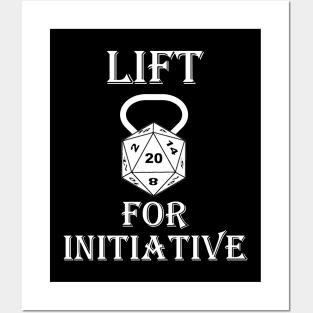 Kettlebell D20 Lift For Initiative Posters and Art